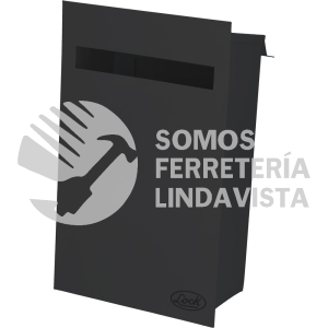 11BZ BUZON NEGRO 21.5 X 35 X 10.5 CM LOCK
