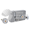 23CS CERRADURA SOBREPONER CLASICA FUNCION IZQUIERDA , LLAVE DE PUNTOS, EN CAJA LOCK