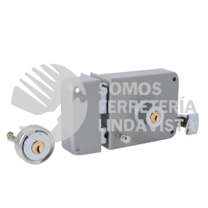 23CS CERRADURA SOBREPONER CLASICA FUNCION IZQUIERDA , LLAVE DE PUNTOS, EN CAJA LOCK