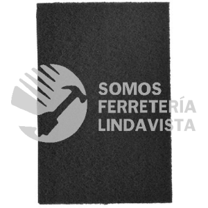 665 ALMOHADILLA DE FIBRA NEGRA CON CARBURO DE SILICIO (9X6) TENAZIT