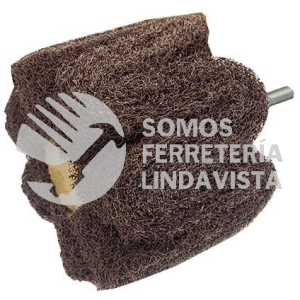 675 RUEDA DE FIBRA DE GRANO MEDIO SIN COSTURA PARA PULIDO Y ACABADO DE SUPERFICIES (3X2X1/4) TENAZIT