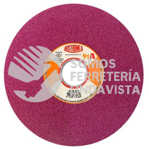 1096 RUEDA ABRASIVA VITRIFICADA RUBY TIPO 1 GRANO 54 (7"X1/2"X1-1/4") AUSTROMEX
