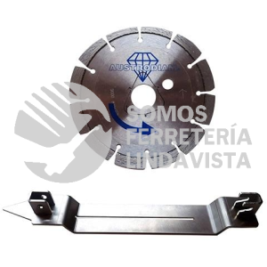 2128 DISCO DE DIAMANTE PARA CONCRETO VERDE CON PLATINA DE ALUMINIO (6"X0 10"XSC) AUSTRODIAM AUSTROMEX