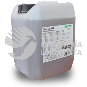 2531 SOLUCION ELECTROLITICA PARA PULIR DE 5 LITROS TENAZIT