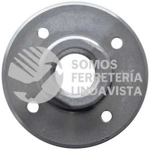 2563 ADAPTADOR PARA DISCO DE DIAMANTE CON ROSCA Y CUATRO PERFORACIONES INCLUYE TORNILLOS (M14-2) TENAZIT