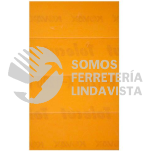 3263 HOJA DE LIJA PSA COLOR NARANJA PRECORTADA EN 4 CUADROS GRANO 1200K (2-3/4X4-1/2) TENAZIT