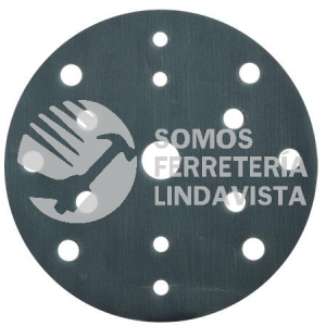 3296 DISCO DE LIJA SUPER BUFLEX COLOR NEGRO CON 15 PERFORACIONES GRANO 3000K (6) TENAZIT