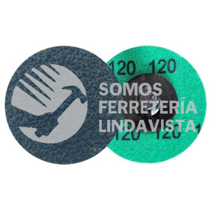 4658 DISCO DE LIJA DE CAMBIO RAPIDO (ROL-OK) CON ZIRCONIO AZUL GRANO 120 (3) TENAZIT