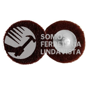4733 DISCO DE FIBRA DE CAMBIO RAPIDO (ROL-OK) MUY FINO COLOR MARRON (3) TENAZIT