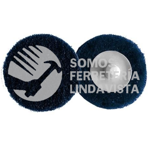 4734 DISCO DE FIBRA DE CAMBIO RAPIDO (ROL-OK) MEDIO COLOR AZUL (2) TENAZIT