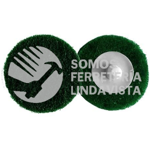 4736 DISCO DE FIBRA DE CAMBIO RAPIDO (ROL-OK) GRUESO COLOR VERDE (2) TENAZIT