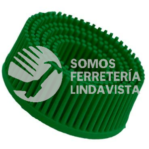 4842 CEPILLO RADIAL TERMOPLASTICO DE 2 DE DIAMETRO COLOR VERDE OSCURO CON SISTEMA DE SUJECION ROL-OK TENAZIT