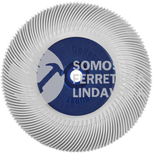 4855 CEPILLO RADIAL TERMOPLASTICO DE 6 DE DIAMETRO COLOR BLANCO CON ADAPTADOR Y REDUCTORES 7/8- 3/4- 5/8- 1/2 TENAZIT