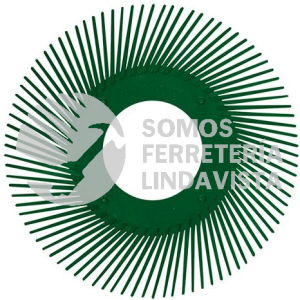 4862 DISCO RADIAL TERMOPLASTICO COLOR VERDE OSCURO (6X2) TENAZIT