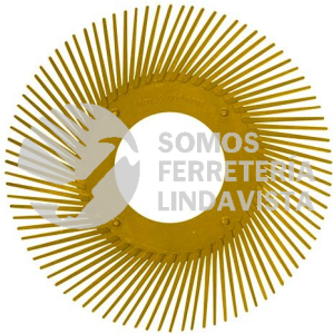 4863 DISCO RADIAL TERMOPLASTICO COLOR AMARILLO (6X2) TENAZIT