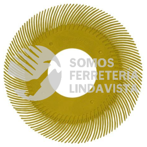 4864 DISCO RADIAL TERMOPLASTICO COLOR AMARILLO (6X2) TENAZIT