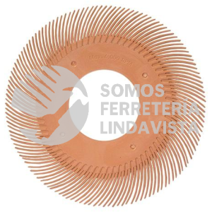 4868 DISCO RADIAL TERMOPLASTICO COLOR DURAZNO (6X2) TENAZIT