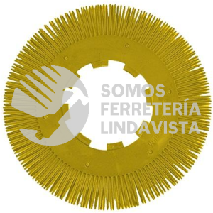4874 DISCO RADIAL TERMOPLASTICO COLOR VERDE AMARILLO (8X3-1/2) TENAZIT