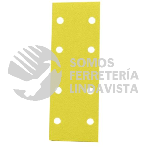 4911 HOJA DE LIJA PREMIUM COLOR VERDE CON 8 PERFORACIONES GRANO 180K (2-3/4"X8") TENAZIT