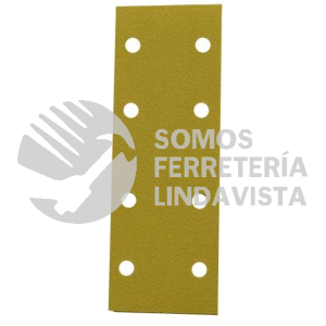 4913 HOJA DE LIJA PREMIUM COLOR VERDE CON 8 PERFORACIONES GRANO 400K (2-3/4"X8") TENAZIT