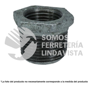511-943L REDUCCION BUSHING GALVANIZADO 3/4" X 1/2" MUELLER