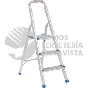 ETTA3 ESCALERA PLEGABLES TIPO TABURETE DE ALUMINIO CON 3 PELDAÑOS SURTEK