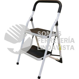 ETT2 ESCALERA PLEGABLES TIPO TABURETE DE ACERO CON 2 PELDAÑOS SURTEK