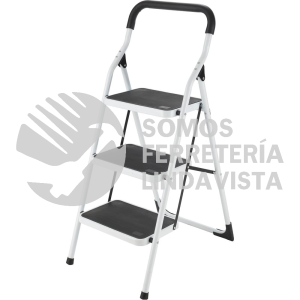 ETT3 ESCALERA PLEGABLES TIPO TABURETE DE ACERO CON 3 PELDAÑOS SURTEK