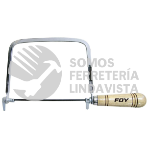 143124 ARCO CALADOR CON MANGO DE MADERA 6" FOY