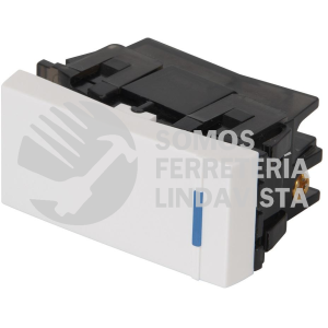 47045 APSE-EB INTERRUPTOR SENCILLO 1 MODULO LINEA ESPAÑOLA COLOR BLANCO VOLTECK