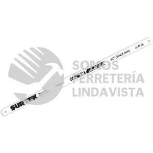 SBM182 SEGUETA BIMETALICA EN BLISTER 12", 18 DPP, 2 PIEZAS SURTEK