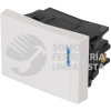 47049 APSE15-EEB INTERRUPTOR DE 3 VIAS 1.5 MODULOS LINEA ESPAÑOLA BLANCO VOLTECK