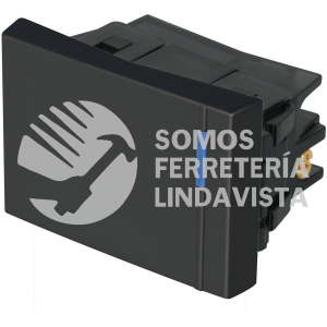 47986 APSE15-EN INTERRUPTOR SENCILLO 1.5 MODULOS LINEA ESPAÑOLACOLOR NEGRO VOLTECK