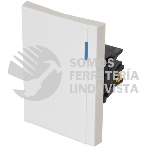 47047 APSE3-EB INTERRUPTOR SENCILLO 3 MODULOS LINEA ESPAÑOLA COLOR BLANCO VOLTECK