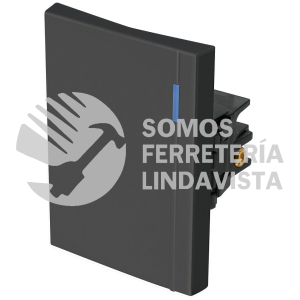 47987 APSE3-EN INTERRUPTOR SENCILLO 3 MODULOS LINEA ESPAÑOLA COLOR NEGRO VOLTECK