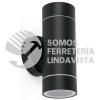 48144 ARB-204S ARBOTANTE DE ACENTO 2 SPOTS NEGRO LAMPARAS NO INCLUIDAS VOLTECK