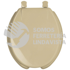 47033 AWC-40C ASIENTO REDONDO PARA WC ABIERTO BEIGE FOSET