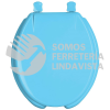 47034 AWC-40Z ASIENTO REDONDO PARA WC ABIERTO AZUL FOSET