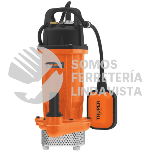 100169 BOS-1/2LH BOMBA SUMERGIBLE DE HIERRO FUNDIDO PARA AGUA LIMPIA 1/2 HP TRUPER