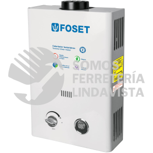 47352 CALE-6I-N CALENTADOR DE PASO INSTANTANEO 6 L 1 SERVICIO GAS NATURAL FOSET