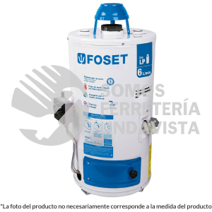 45244 CALE-6P-N CALENTADOR DE PASO 6 L 1 SERVICIO GAS NATURAL FOSET
