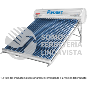 45274 CALE-8S CALENTADOR SOLAR DE AGUA DE 8 TUBOS 92 L 2 PERSONAS FOSET