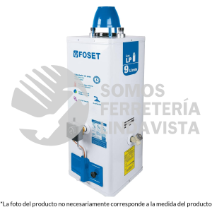 45245 CALE-9P-N CALENTADOR DE PASO 9 L 2 SERVICIOS GAS NATURAL FOSET