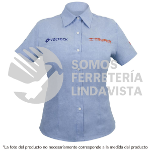 61109 CAM-AZ-DCXL CAMISA AZUL PARA DAMA MANGA CORTA TALLA XG TRUPER