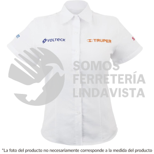 62103 CAM-BCO-DCL CAMISA BLANCA PARA DAMA MANGA CORTA TALLA G TRUPER