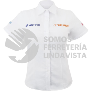 62102 CAM-BCO-DCM CAMISA BLANCA PARA DAMA MANGA CORTA TALLA M TRUPER