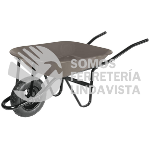 22647 CAP-4NB CARRETILLA 4.5 FT3 GRIS NEUMATICA BASTIDOR TUBULAR PRETUL+