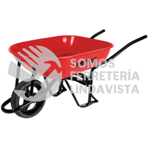 20630 CAP-50FB CARRETILLA 5.5 FT3 ROJA IMPONCHABLE BASTIDOR TUBULARPRETUL