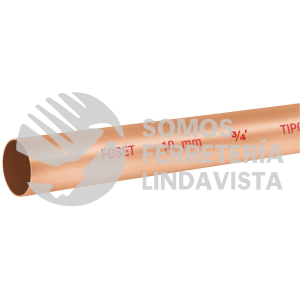 48152 CC-002N TUBO DE 3/4" DE COBRE TIPO "N" DE 3 M FOSET