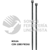 47466 CIN-1815N-M BOLSA CON 1000 CINCHOS PLASTICOS 18 LB 150X2.5 MM NEGROS VOLTECK